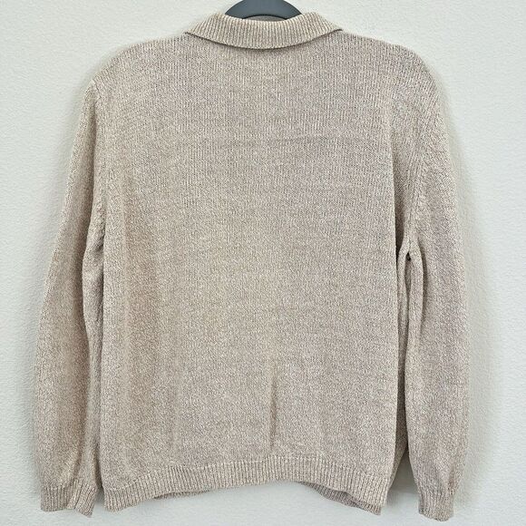 Alfred Dunner Knit Cardigan Sweater Sz L Novelty Floral Embroidered‎ Ice Skating - Picture 11 of 16